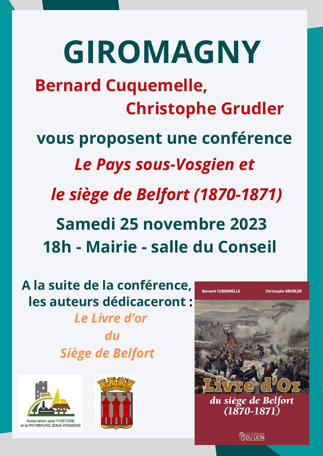 Conférence de Christophe Grudler le 25 novembre 2023